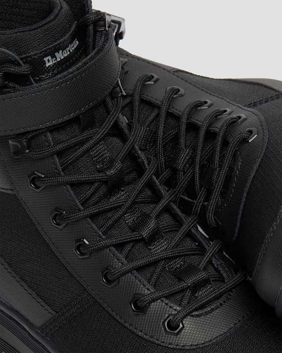 Botas Negras Dr. Martens Combs Ii Tech Utility Mujer Negros MX-58960
